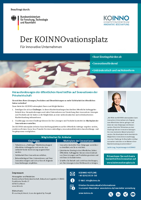 KOINNOvationsplatz für Unternehmen