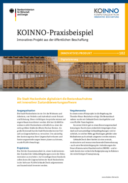 KOINNO-Praxisbeispiel: Die Stadt Hockenheim digitalisiert die Bestandsaufnahme mit innovativer Zustandsbewertungssoftware