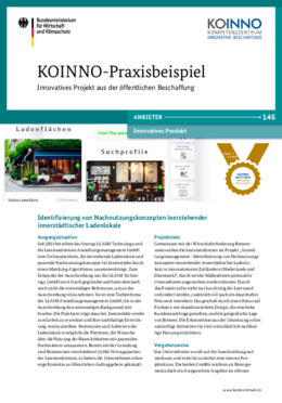 Identifizierung von Nachnutzungskonzepten leerstehender innerstädtischer Ladenlokale