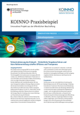 Teilzentralisierung des Einkaufs – Einheitliche Vergabeverfahren und klare Rollenverteilung schaffen Effizienz und Transparenz