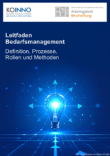 Leitfaden Bedarfsmanagement: Grundlagen des Bedarfsmanagements