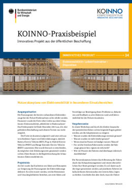 KOINNO Praxisbeispiel Nutzerakzeptanz von Elektromobilität in besonderen Einsatzbereichen