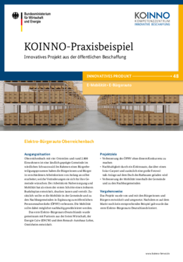 KOINNO-Praxisbeispiel Elektro-Bürgerauto Oberreichenbach