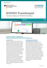 KOINNO-Praxisbeispiel_2026_160_Barrierefreie PDFs im Regelbetrieb_Altbestand Website-PDFs und laufende Publikationen
