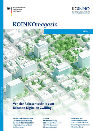 KOINNOmagazin 01/2025: Von der Raketentechnik zum Digitalen Zwilling