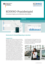 Anbieterpraxisbeispiel: Kommunales On-Demand Ridepooling von door2door