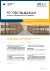 KOINNO Praxisbeispiel Elektronischer Einkauf von Büromaterial